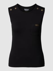 Top z detalami logo model ‘Artega’ od Barbour International™ Czarny - 6