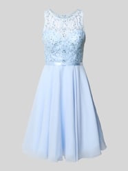 Cocktailkleid mit Rundhalsausschnitt von LUXUAR FASHION - 46
