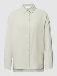 Pyjama-Oberteil mit Kentkragen von Jake*s Casual Grau / Schwarz - 5