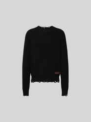 Pullover mit Label-Detail von Dsquared2 Schwarz - 8