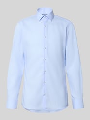 Slim Fit Business Hemd aus Lyocell-Mix mit Kentkragen von ETERNA - 46