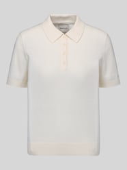 Regular fit poloshirt van mix van katoen en kasjmier van GANT - 48