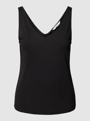Tanktop mit V-Ausschnitt Modell 'ella' von Soft Rebels Schwarz - 2