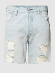 Korte jeans in destroyed-look van Levi's® Blauw / turquoise - 13