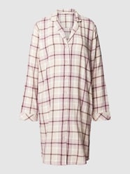 Nachthemd mit Tartan-Karo Modell 'SOFT FLANNEL' von Esprit Pink - 8