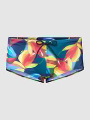 Zwembroek met all-over print, model 'KERAN' van HOM Geel - 48