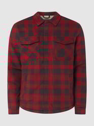 Hemdjacke mit Teddyfell Modell 'Craft' von Vintage Industries Rot - 17