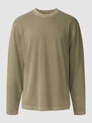 Sweatshirt aus Baumwolle mit Label-Stitching von Marc O'Polo - 32