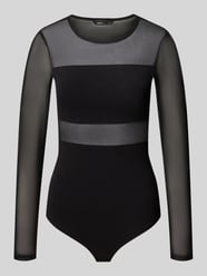 Slim fit body in semi-transparante look model 'ESTHER' van ONLY - 7