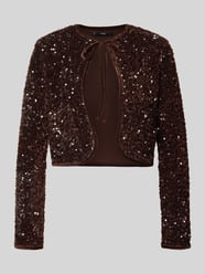 Bolero mit Pailletten und Schnürung Modell 'XTURNER' von Mango - 30