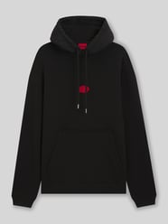 Bluza z kapturem o kroju oversized z mieszanki bawełny model ‘DILVANO’ od HUGO - 10