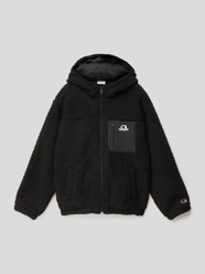 Sherpa Jacket mit Label-Stitching Modell 'Rochester' von CHAMPION Schwarz - 47