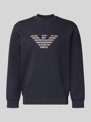 Sweatshirt mit Label-Stitching von Emporio Armani - 18