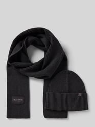 Muts en sjaal in een set van puur katoen van Marc O'Polo - 2