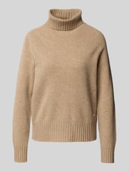 Sweter z wywijanym kołnierzem z prążkowanymi wykończeniami od Fynch-Hatton - 2