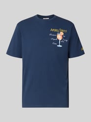 Koszulka T-shirt z przeszyciami model 'PORTOFINO' od MC2 Saint Barth - 20