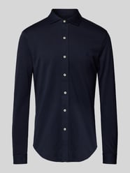 Koszula casualowa o kroju slim fit z fakturowanym wzorem od Polo Ralph Lauren - 40