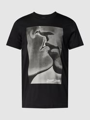 T-Shirt mit Foto-Print Modell 'Adriel' von JOOP! Jeans Grau / Schwarz - 30