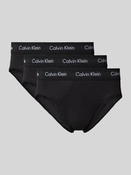 Slip mit Label-Bund im 3er-Pack von Calvin Klein Underwear Schwarz - 5