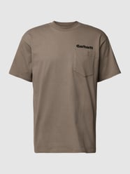 T-Shirt mit Label-Print Modell 'INNOVATION' von Carhartt Work In Progress Beige - 14
