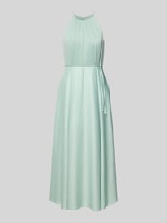 Cocktailkleid aus Satin mit Bindegürtel von Jake*s Cocktail - 11