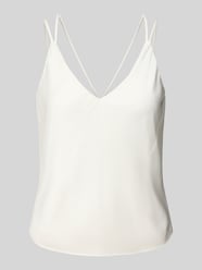 Top mit abgerundetem V-Ausschnitt von Jake*s Cocktail - 21