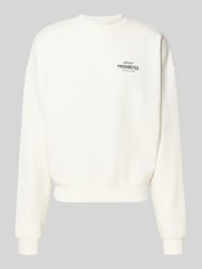 Sweatshirt mit Label-Stitching Modell 'A Rush' von PROHIBITED - 1