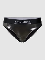 Bikini-Slip mit schimmerndem Design von Calvin Klein Underwear Schwarz - 27