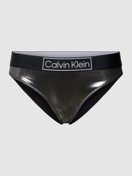 Bikini-Slip mit schimmerndem Design von Calvin Klein Underwear Schwarz - 41