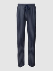 Pyjamabroek van katoen met streepmotief van Mey Grijs - 37