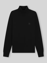 Rollkragenpullover mit Logo-Patch aus Kaschmir von BOSS Orange - 10