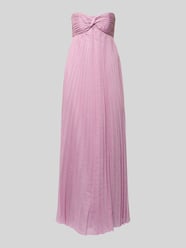 Abendkleid mit Plisseefalten und Bandeau-Ausschnitt von Jake*s Cocktail Pink - 48