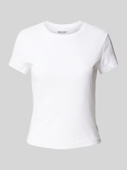 T-Shirt mit geripptem Rundhalsausschnitt Modell 'Addison' von Mustang - 44