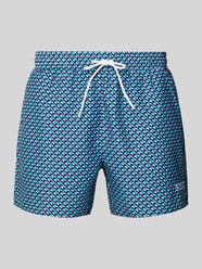 relaxed fit zwembroek met all-overprint model 'CATFISH' van BOSS - 2
