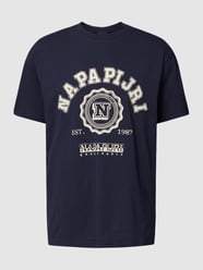 T-Shirt mit Motiv-Print Modell 'QUITO' von Napapijri Blau - 23