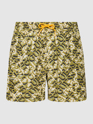Badehose mit Label-Print von Guess Grün - 4
