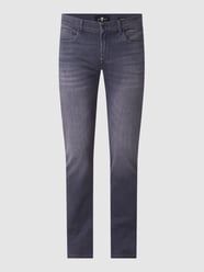 Slim Tapered Fit Jeans mit Stretch-Anteil Modell 'Slimmy' von 7 For All Mankind Grau - 16