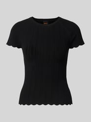 Slim Fit Strickpullover aus Viskose-Mix Modell 'FICE' von BOSS Orange - 6