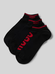 Sneaker-Socken mit Logo-Print im 3er-Pack von HUGO - 36