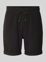 Szorty z dzianiny dresowej o kroju regular fit z dodatkiem wiskozy model ‘NEW KODYL’ od Only & Sons - 8