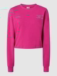 Bluza krótka z nadrukiem z logo  od ONeill Fuksjowy - 44