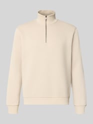 Regular Fit Sweatshirt mit Baumwoll-Anteil Modell 'Bradley' von JACK & JONES Beige - 9