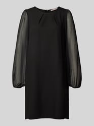 Minikleid mit semitransparenten Ärmeln von Christian Berg Woman Selection - 26