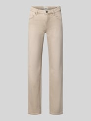 Slim Fit Jeans aus Baumwoll-Mix Modell 'Chuck' von Brax Beige - 22