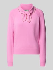 Regular Fit Pullover aus Woll-Kaschmir-Mix Modell 'KASA' von Essentiel Antwerp Pink - 16