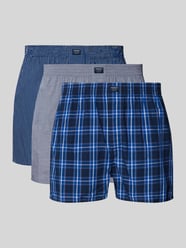 Boxershorts mit Label-Patch im 3er-Pack von MCNEAL Blau - 32