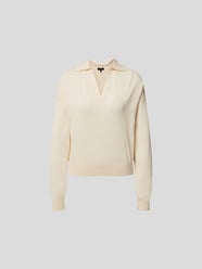 Poloshirt mit V-Ausschnitt von Theory Weiß - 1