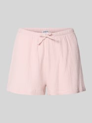 straight fit korte pyjamabroek met structuurpatroon van Jake*s Casual Fuchsia - 13