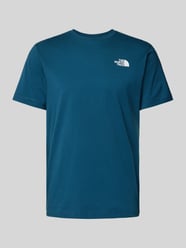 T-Shirt mit Logo-Print von The North Face Blau - 36