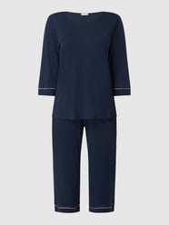 Pyjama aus Lyocell Modell Natural Comfort von Hanro Blau - 8